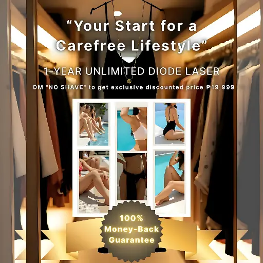 Diode Laser Permanent Hair Removal 1-Year Promo